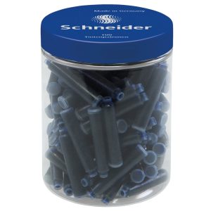 Patron stilou albastru Schneider 100/borcan