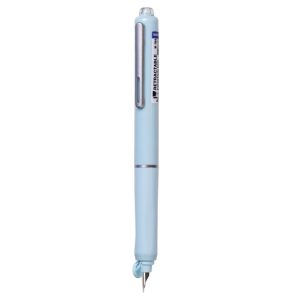 Stilou retractabil Writech corp albastru + 5 patroane cu cerneală albastru